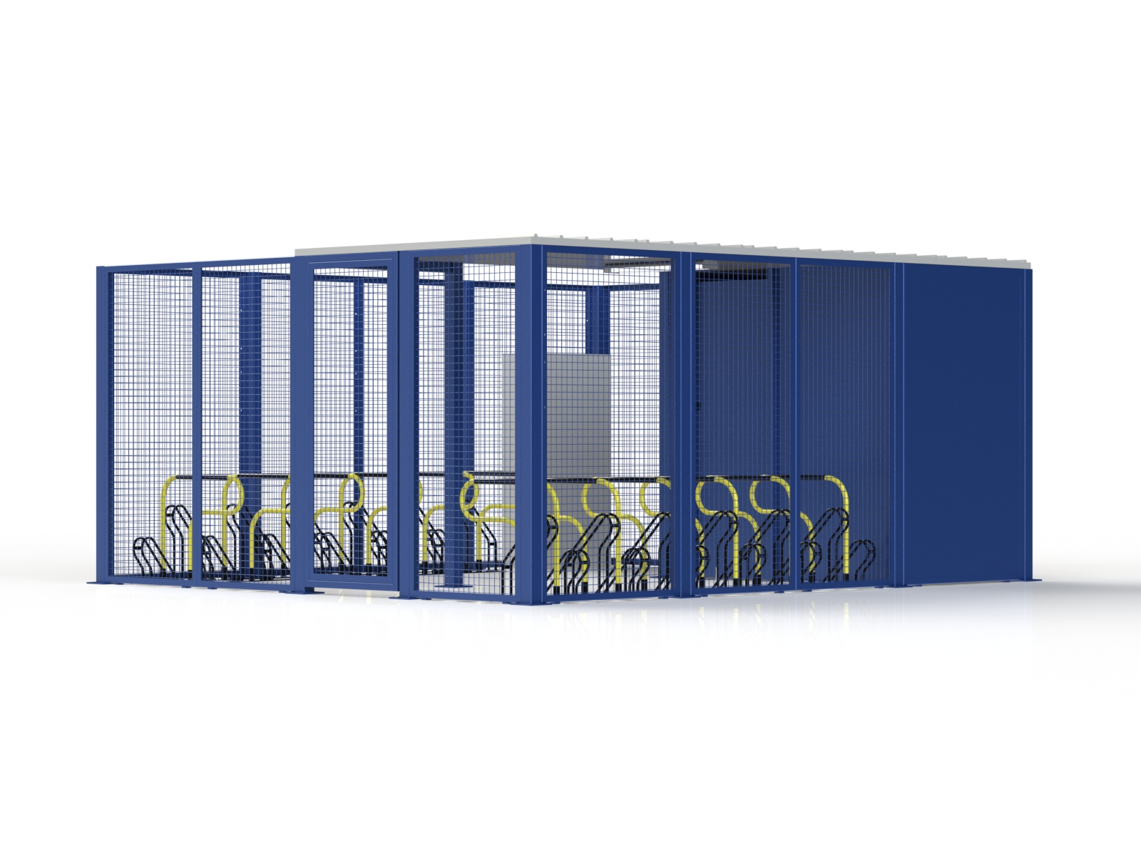 Bike Parking Module for 2 Car Space - End of Journey