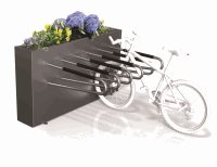 Single Sided Planter Box 6 Bike Rack
