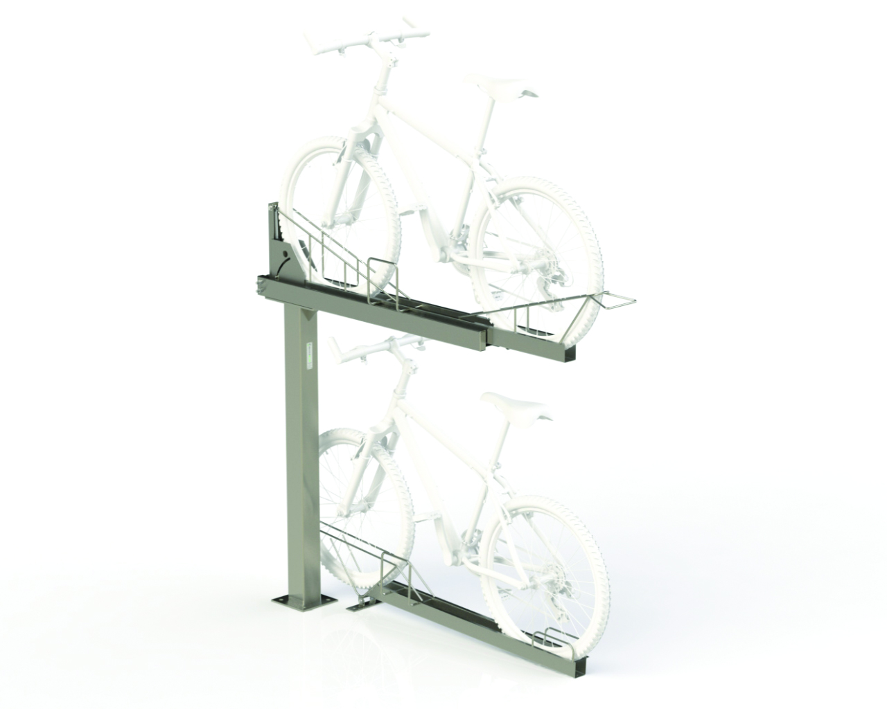 Double Height with Ramp 2 Bike Rack